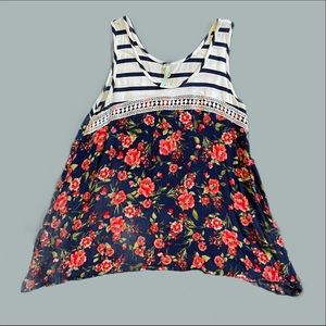 Bellamie brand, size L, tank top, with lace